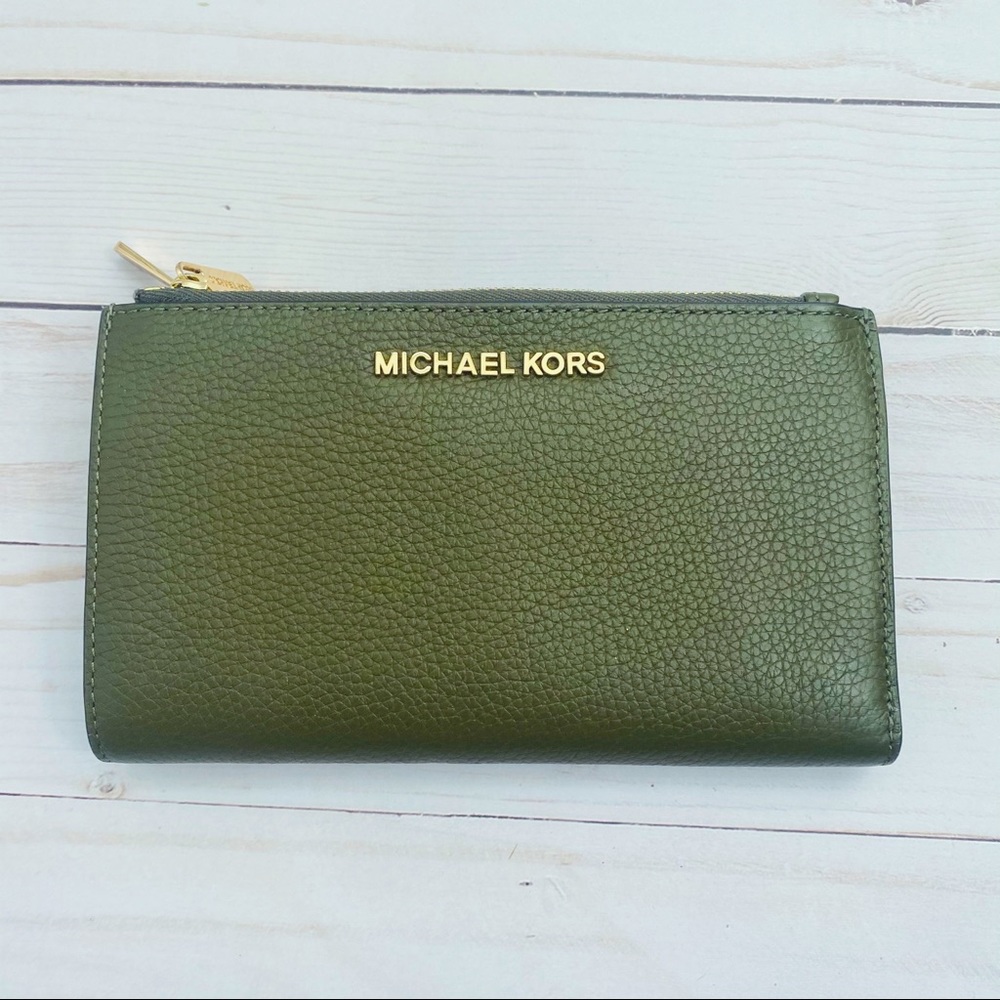 Green Michael Kors Wallet